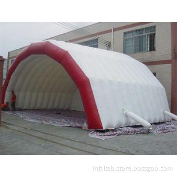 CE White Inflatable party Tent With 3 layers fire retardant
